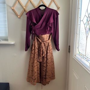 Modern Hanbok Korean Blouse and Skirt Seperates